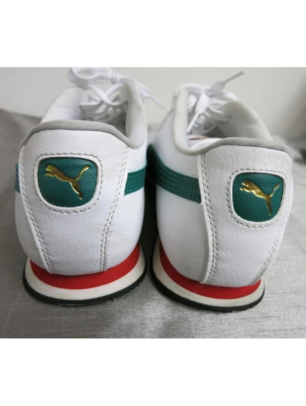 PUMA Country Roma Pack Shoes MEXICO Green White Red 389179 02 Men's Size 10.5